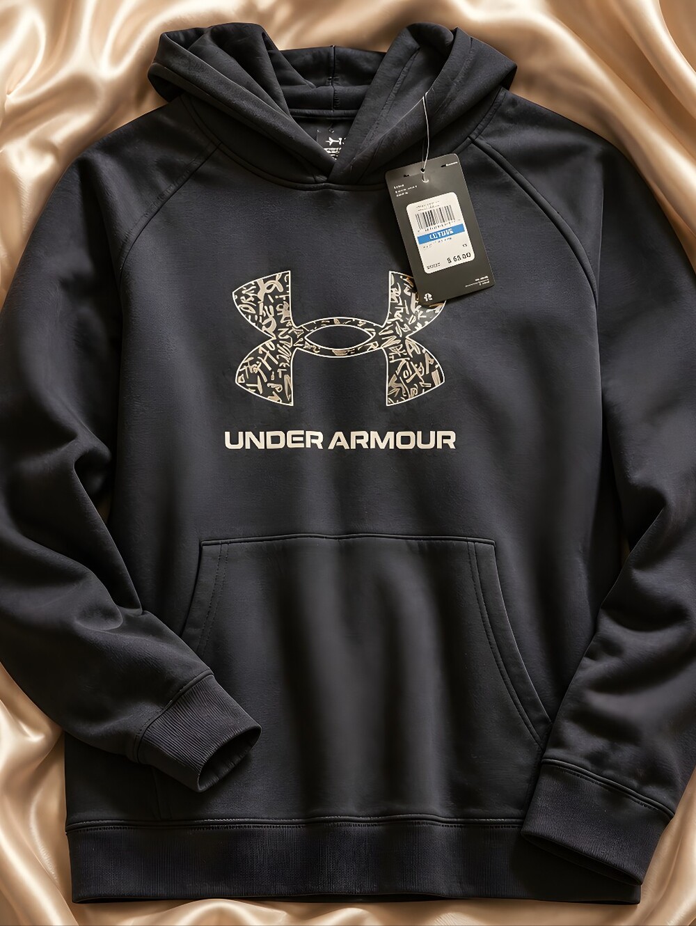 Under Armour Girls (Unisex) Pullover Hoodie in Navy